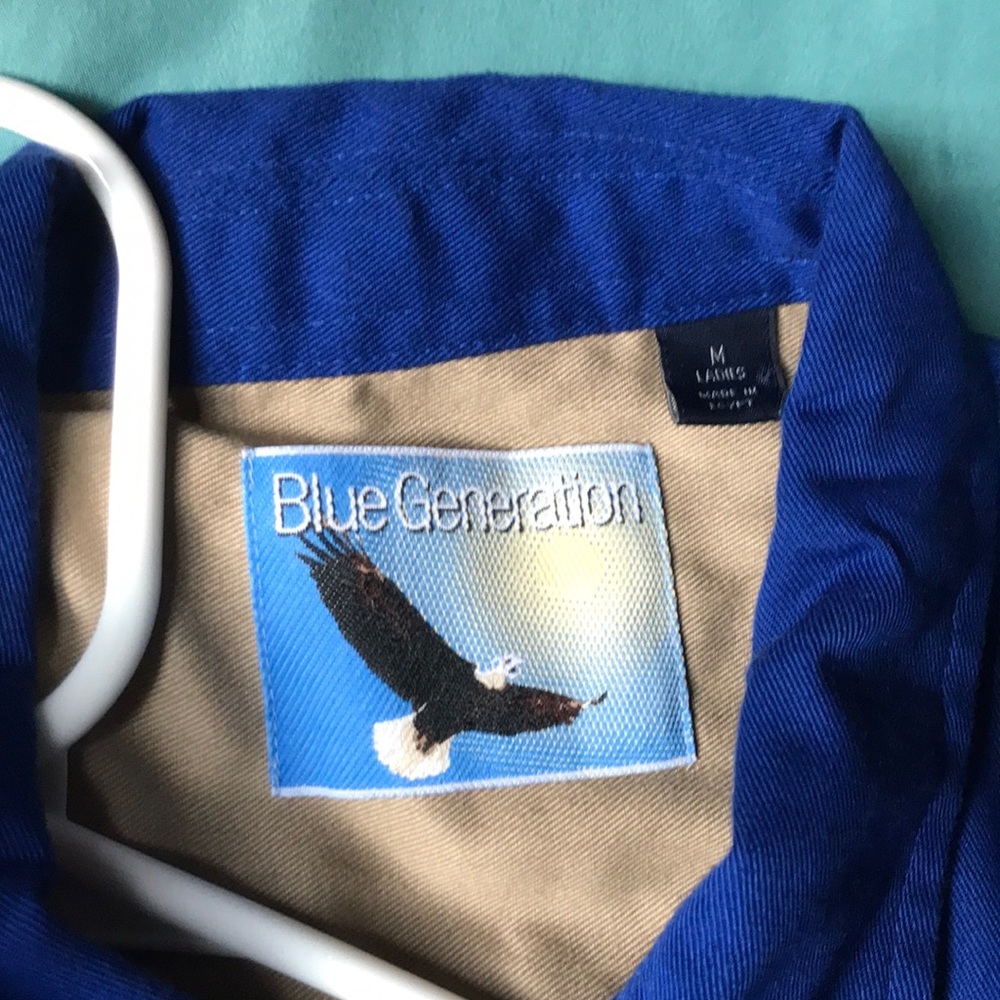 Blue work jacket - Picture 2 of 2